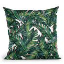 Tropical Leaves Ii Throw Pillow By Mark Ashkenazi