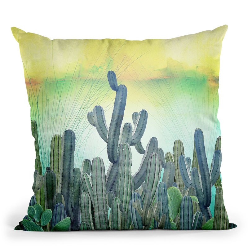 Tropical Leaves Iii Throw Pillow By Mark Ashkenazi