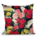 Flower Geometric Throw Pillow By Mark Ashkenazi