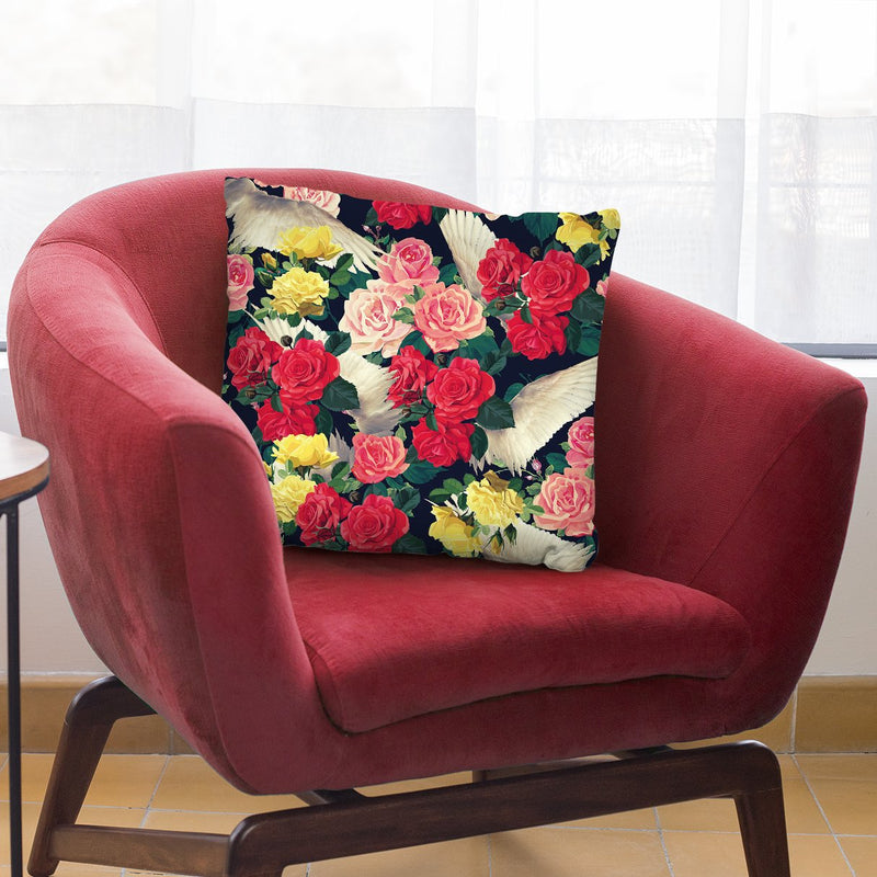 Flower Geometric Throw Pillow By Mark Ashkenazi