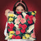 Flower Geometric Throw Pillow By Mark Ashkenazi