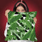 Flowers And Wings Geans Throw Pillow By Mark Ashkenazi