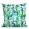 Monstera Leaf Throw Pillow By Mark Ashkenazi