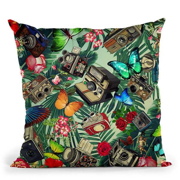 Tropic Abstract Throw Pillow By Mark Ashkenazi