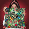 Tropic Abstract Throw Pillow By Mark Ashkenazi