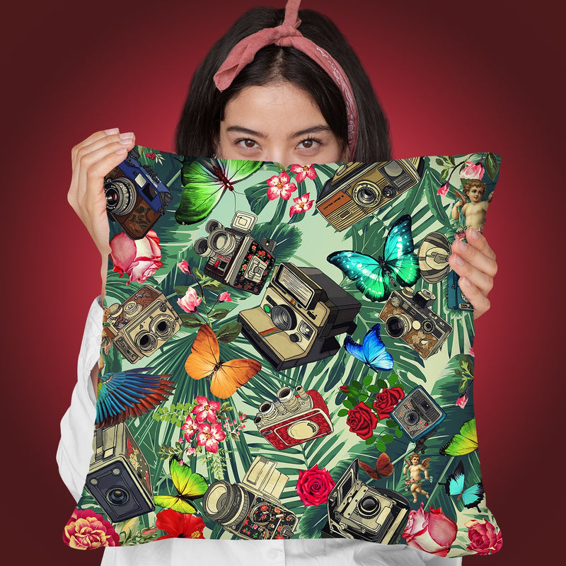 Tropic Abstract Throw Pillow By Mark Ashkenazi
