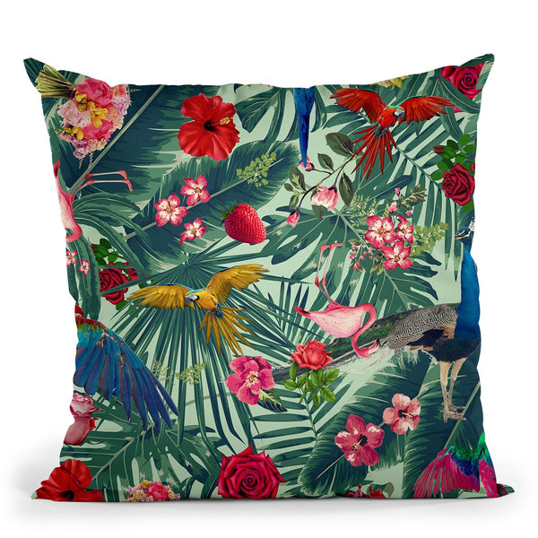 Tropic Fun Vintage Ii Throw Pillow By Mark Ashkenazi