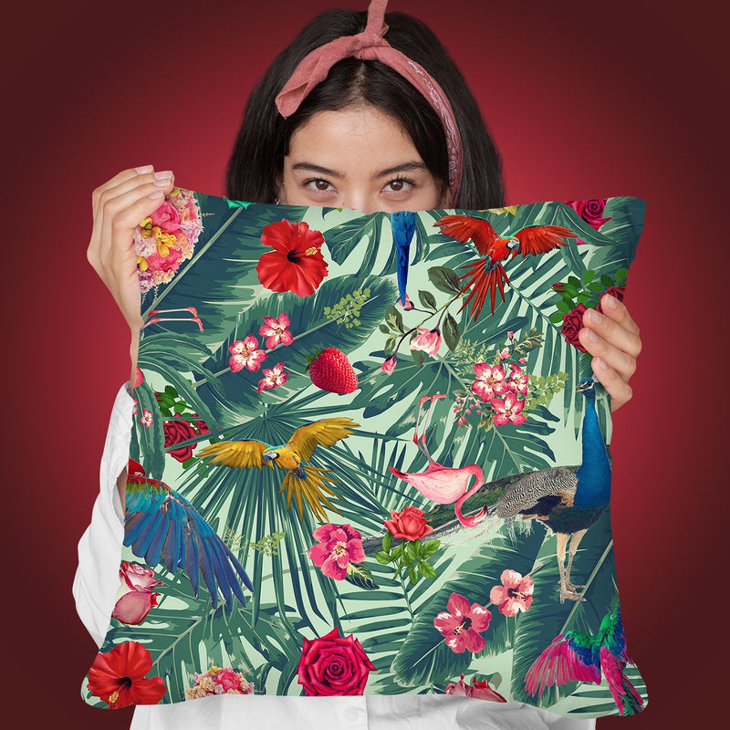 Tropic Fun Vintage Ii Throw Pillow By Mark Ashkenazi