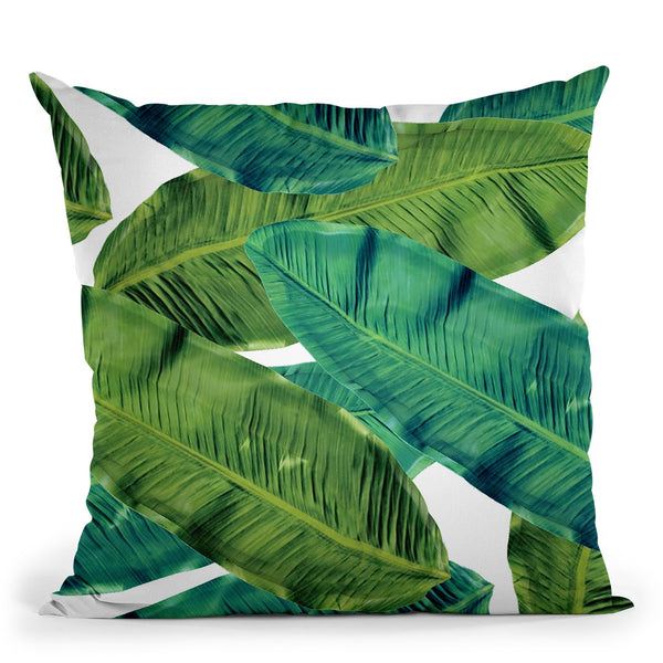 Tropical Vector Throw Pillow By Mark Ashkenazi