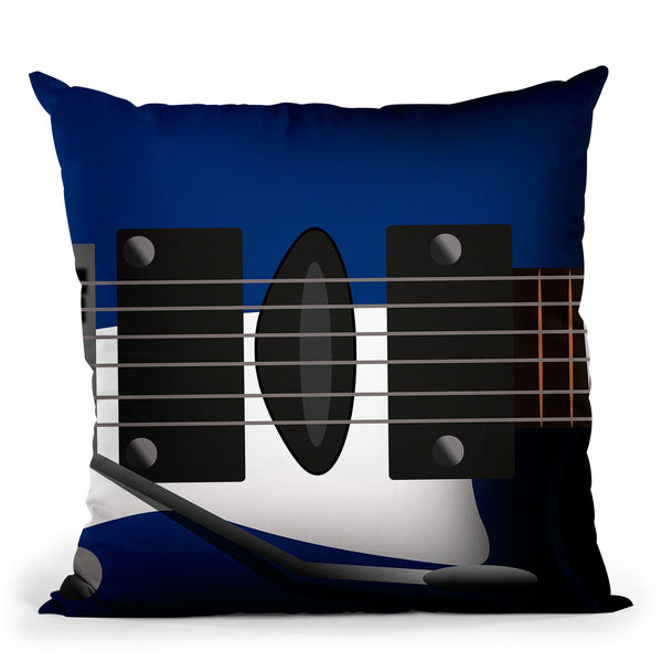 Electric Guitar Throw Pillow By Mark Ashkenazi