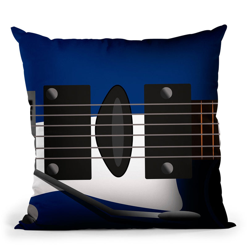 Electric Guitar Throw Pillow By Mark Ashkenazi