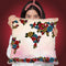 Flowers Map Throw Pillow By Mark Ashkenazi