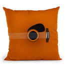 Guitar Minimal Throw Pillow By Mark Ashkenazi