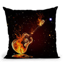 Guitar Ii Throw Pillow By Mark Ashkenazi