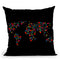 Heart Map Throw Pillow By Mark Ashkenazi