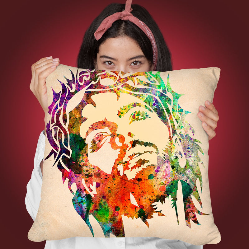 Jesus Throw Pillow By Mark Ashkenazi