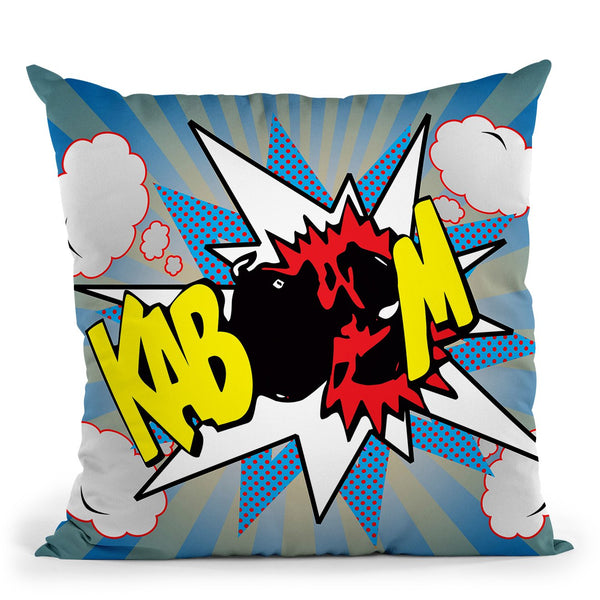 Kaboom Ii Throw Pillow By Mark Ashkenazi