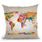 Map Of The World Throw Pillow By Mark Ashkenazi