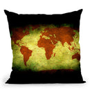 Map Of The World10 Throw Pillow By Mark Ashkenazi
