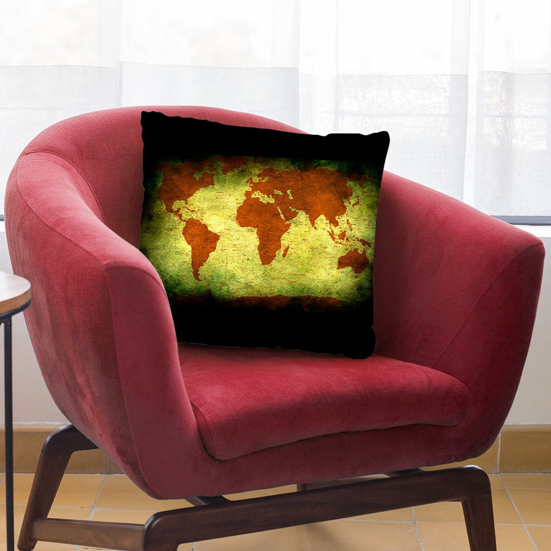 Map Of The World10 Throw Pillow By Mark Ashkenazi