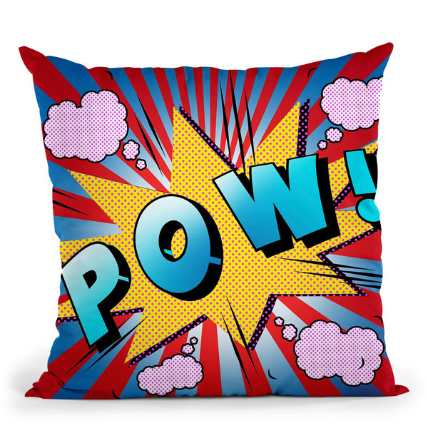 Pow Vi Throw Pillow By Mark Ashkenazi