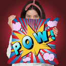 Pow Vi Throw Pillow By Mark Ashkenazi