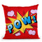 Pow Throw Pillow By Mark Ashkenazi