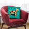 Bull Terrier Dog Throw Pillow By Mark Ashkenazi