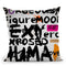 Abstract Of Words Ii Throw Pillow By Mark Ashkenazi