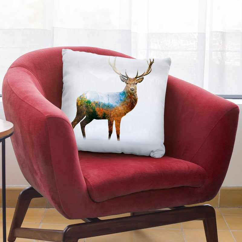 Deer I Throw Pillow By Mark Ashkenazi
