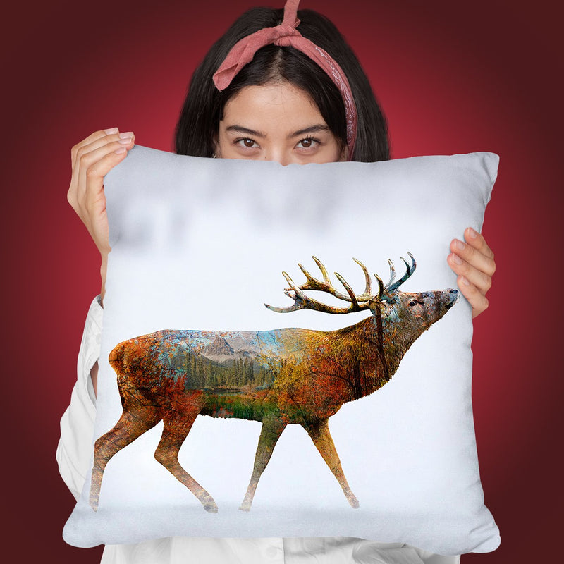 Deer Ii Throw Pillow By Mark Ashkenazi