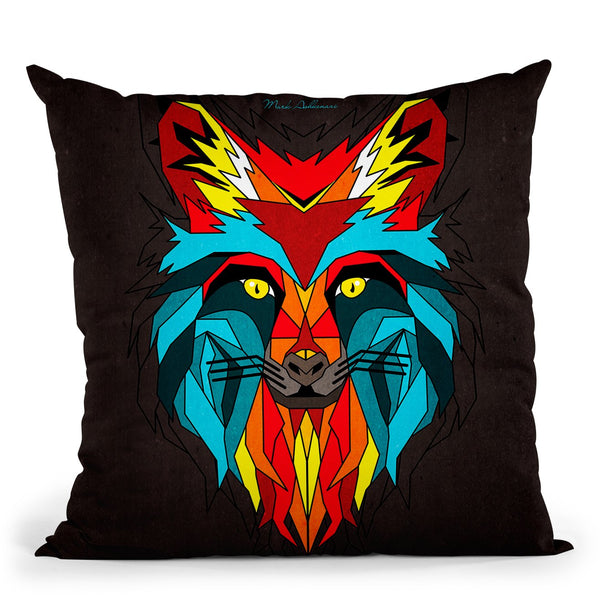 Fox Iii Throw Pillow By Mark Ashkenazi