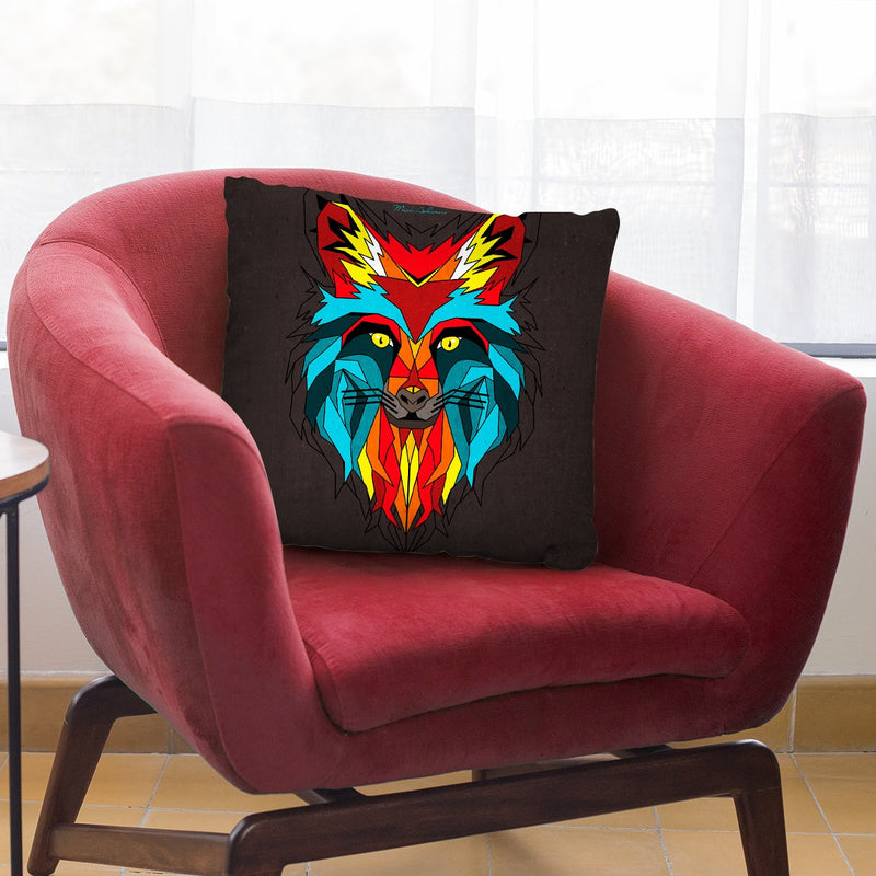 Fox Iii Throw Pillow By Mark Ashkenazi