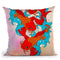 Koi Fish Vi Throw Pillow By Mark Ashkenazi