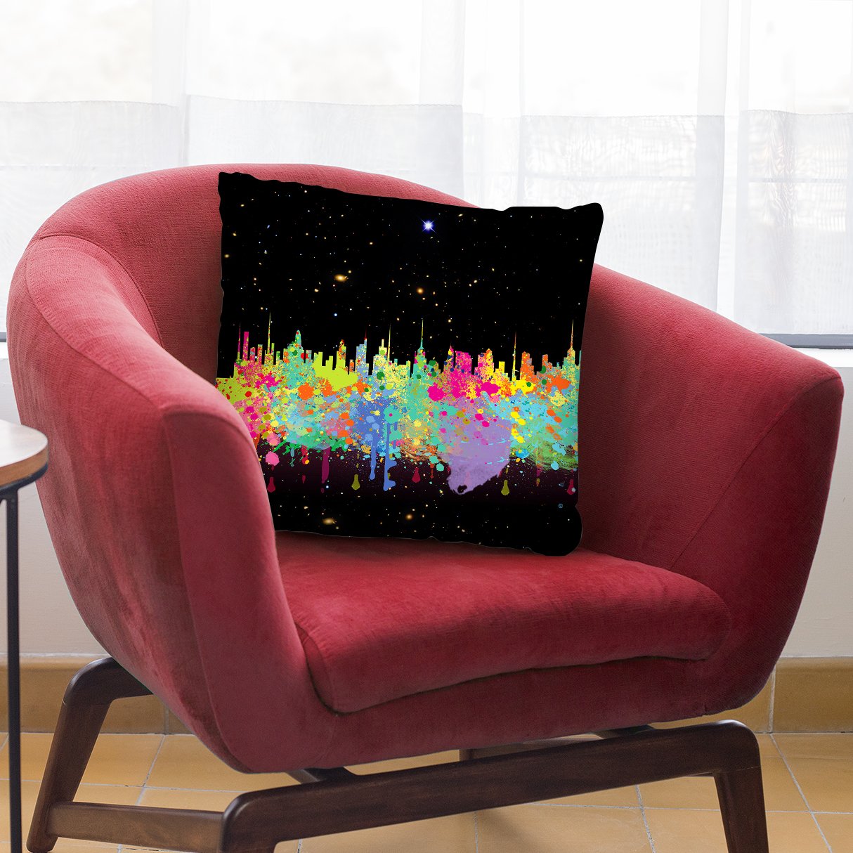 Abstrace C T Throw Pillow By Mark Ashkenazi