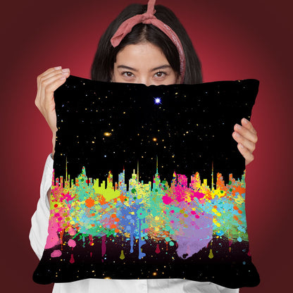 Abstrace C T Throw Pillow By Mark Ashkenazi