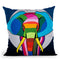 Elephant Midnight Throw Pillow By Mark Ashkenazi