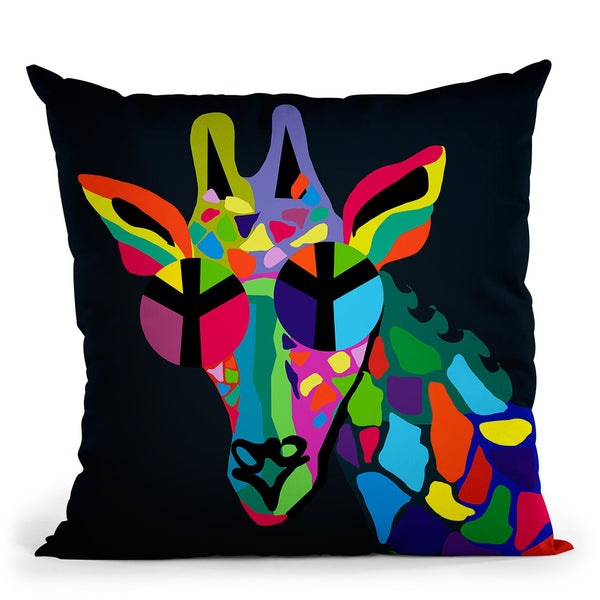 Giraffe Throw Pillow By Mark Ashkenazi