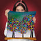 Mark Tree Throw Pillow By Mark Ashkenazi