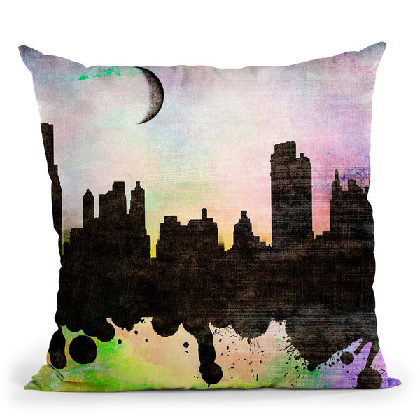 New York Ii Throw Pillow By Mark Ashkenazi