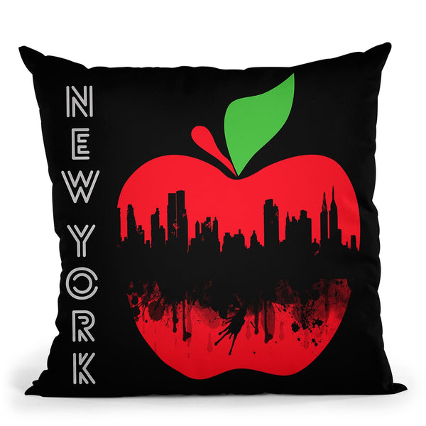 New York Iv Throw Pillow By Mark Ashkenazi