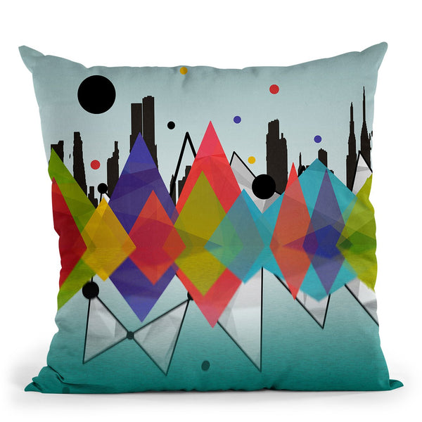 New York Reflection Throw Pillow By Mark Ashkenazi