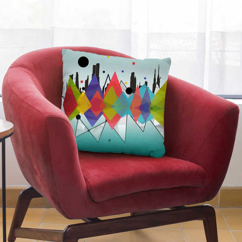 New York Reflection Throw Pillow By Mark Ashkenazi