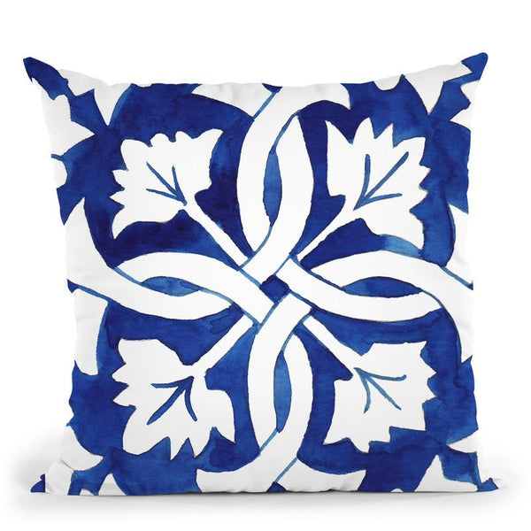 Andaluz Tile 1 Throw Pillow By Mercedes Lopez Charro