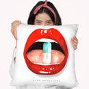 Fashion Addict Throw Pillow By Mercedes Lopez Charro
