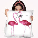 Flamingos Throw Pillow By Mercedes Lopez Charro