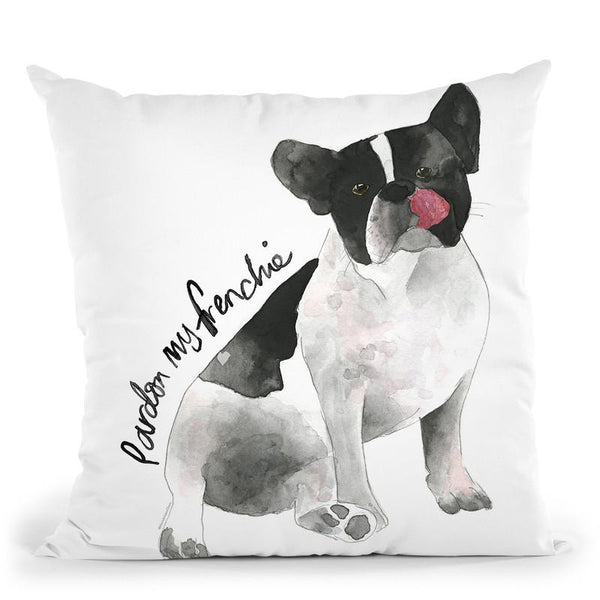 Frenchie Throw Pillow By Mercedes Lopez Charro