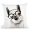 Llama Throw Pillow By Mercedes Lopez Charro