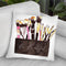 Make Up Brushes Throw Pillow By Mercedes Lopez Charro