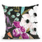 Midnight Florals Throw Pillow By Mercedes Lopez Charro